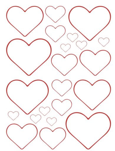 Free Printable Heart Bundle